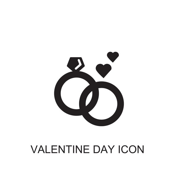 Valentijnsdag vector icoon icoon