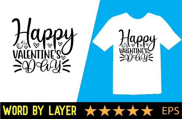 Valentijnsdag vector t-shirt ontwerp