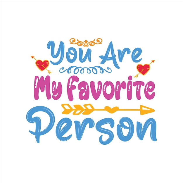 Valentijnsdag voor typografie tshirt design
