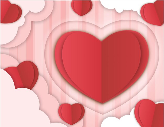 Valentine background premium vectors illustration