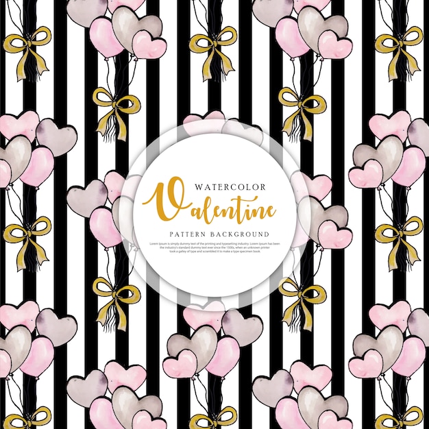 Valentine black stripe pattern background