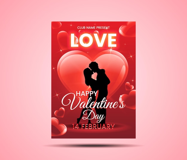 Valentine day Flyer design