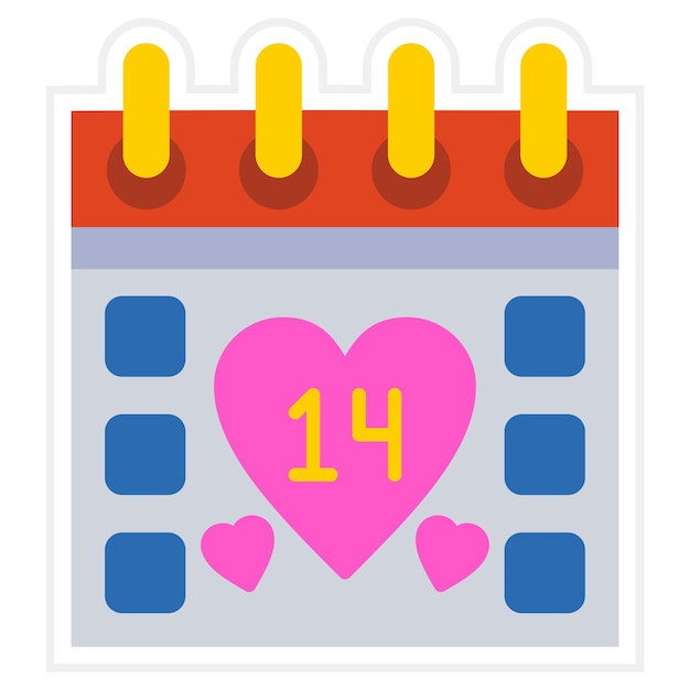 Vector valentine day icon