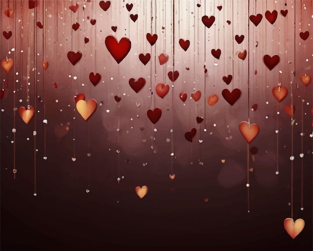 Vector valentine day love background