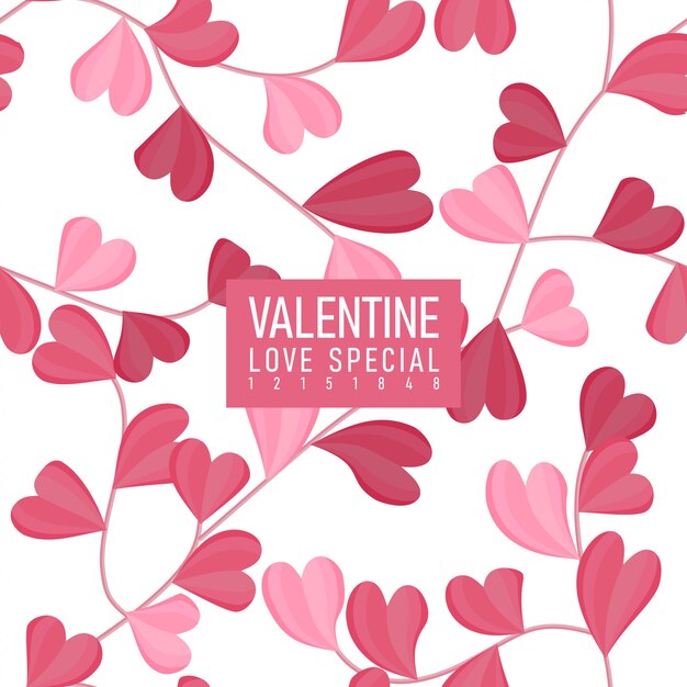 valentine day love pattern  