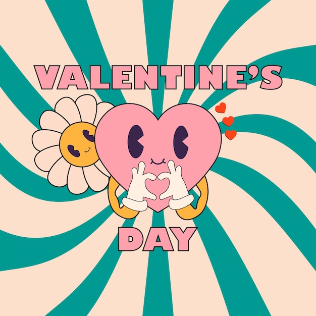 Valentine day sale poster, flyer or banner design