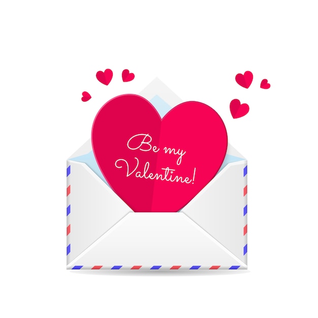 Vector valentine greeting card