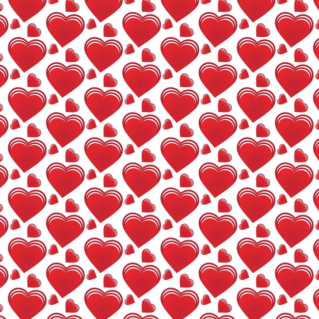 Vettore san valentino e cuore seamless pattern backgroundheart pattern vector art icone e grafica