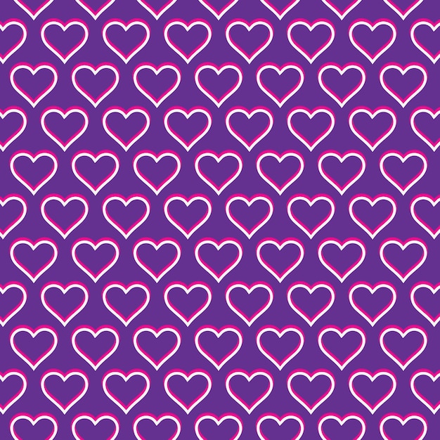 San valentino e cuore seamless pattern backgroundheart pattern vector art icone e grafica