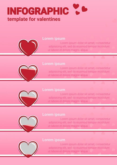 Valentine houdt van Infographic-gegevens.