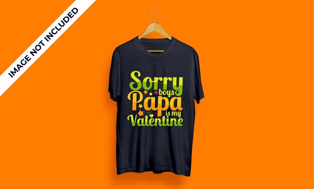 Vettore san valentino amore t shirt design vettoriale eps ai