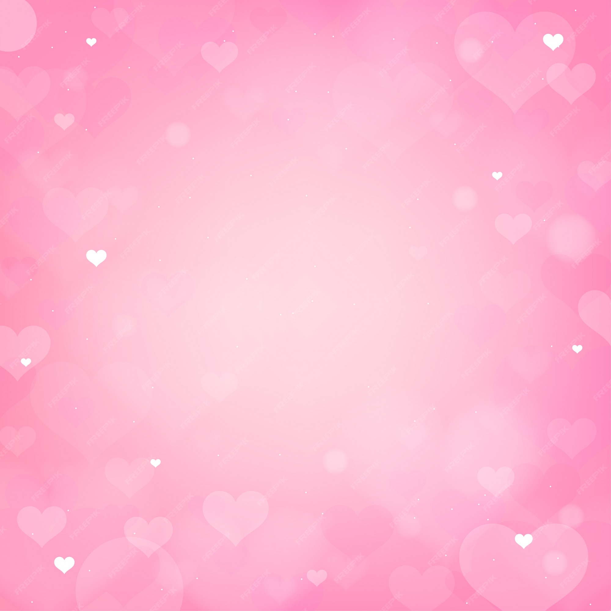 Thư viện hình nền Pink background hearts dễ thương, đáng yêu