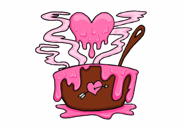 Valentine Pink Love Potion Making Process