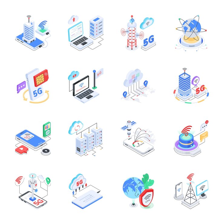 Vector valentine presents isometric icon