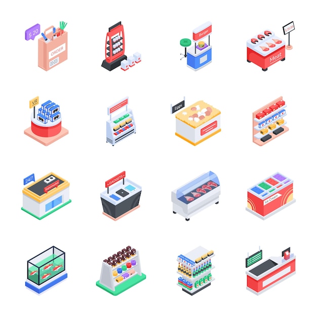 Valentine Presents Isometric Icon