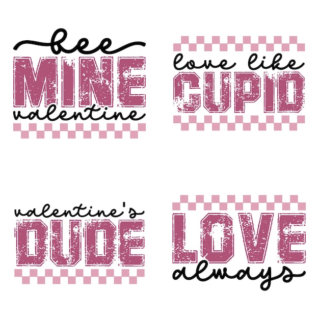 valentine retro svg design bundel en digitale download