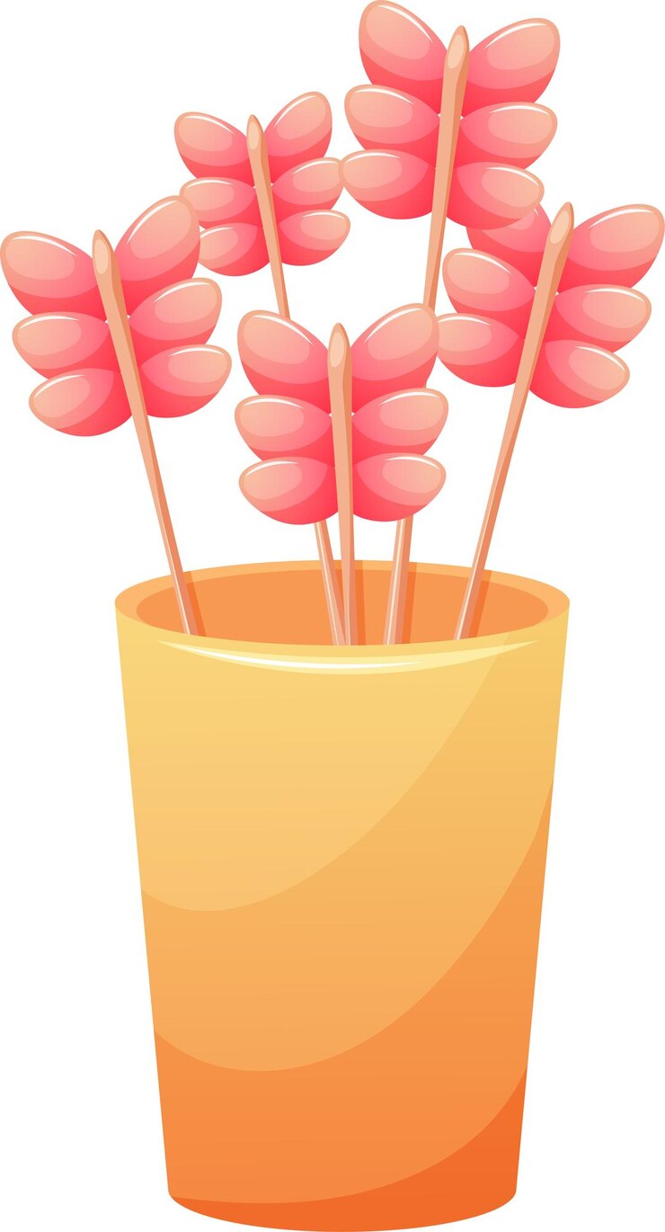 Vector valentine's cartoon quiver bunch of arrows on transparent background