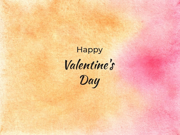 Valentine's day abstract watercolour background texture