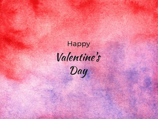 Vector valentine's day abstract watercolour background texture