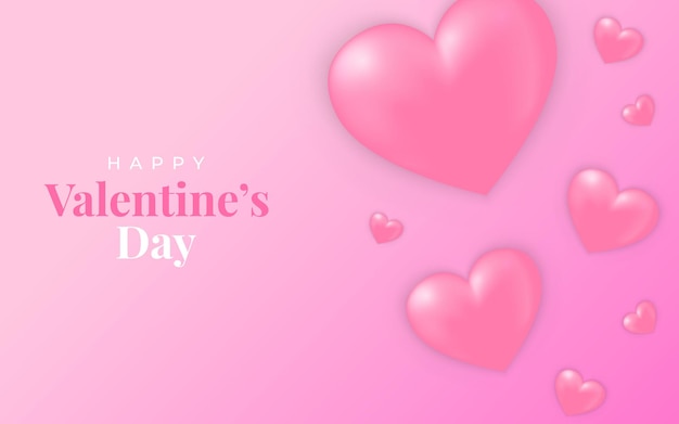 Vector valentine's day background template