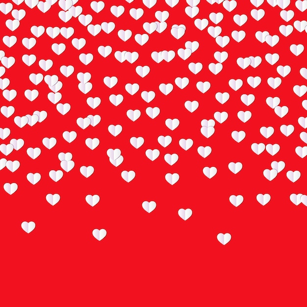 Valentine's day background with hearts