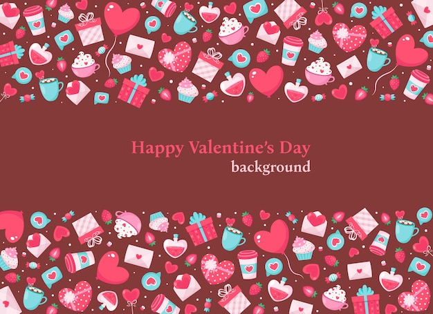 Vector valentine's day background