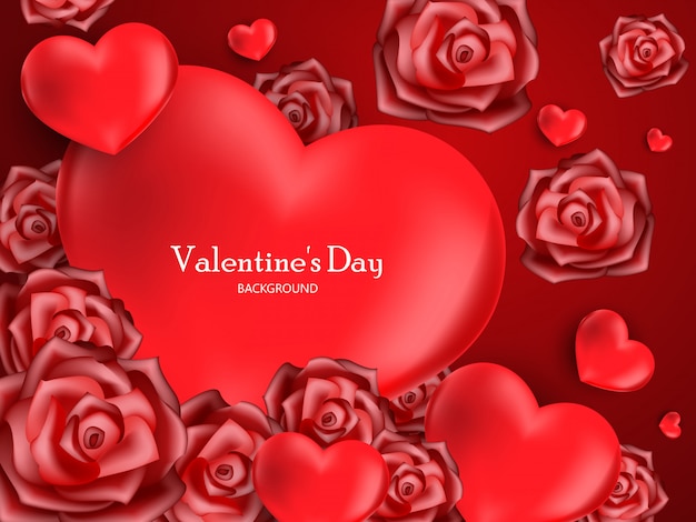 Vector valentine's day background.