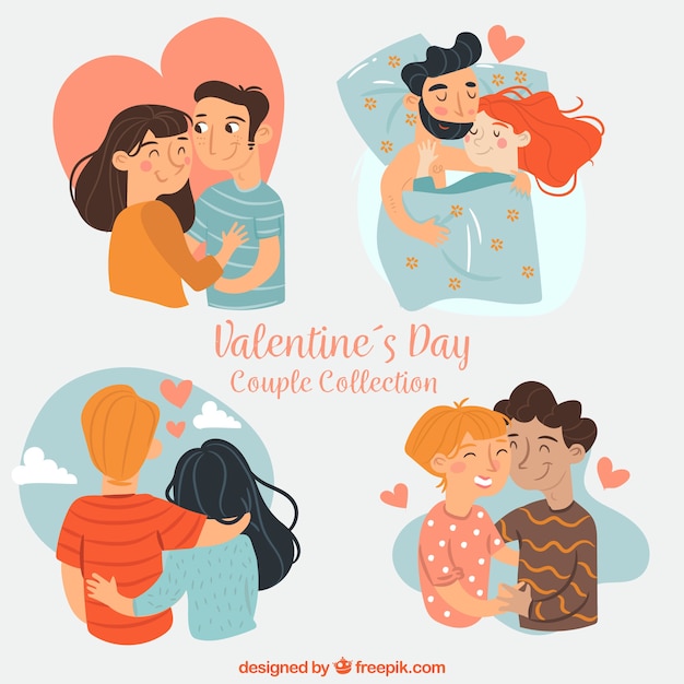 Valentine's day couple collection