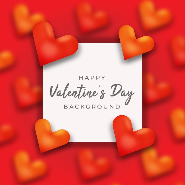 Vector valentine's day greeting card