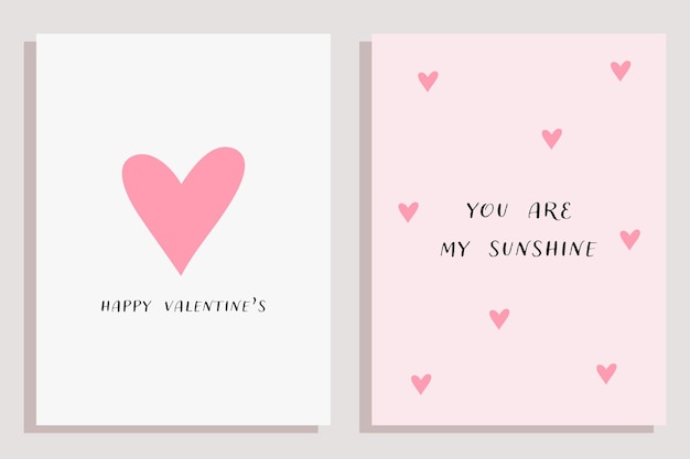 Valentine's day greeting cards