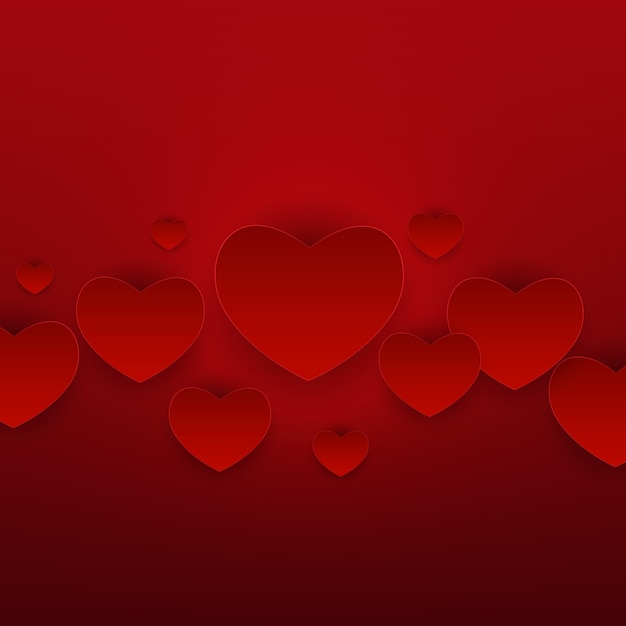 Vector valentine s day heart symbol. love and feelings background desig