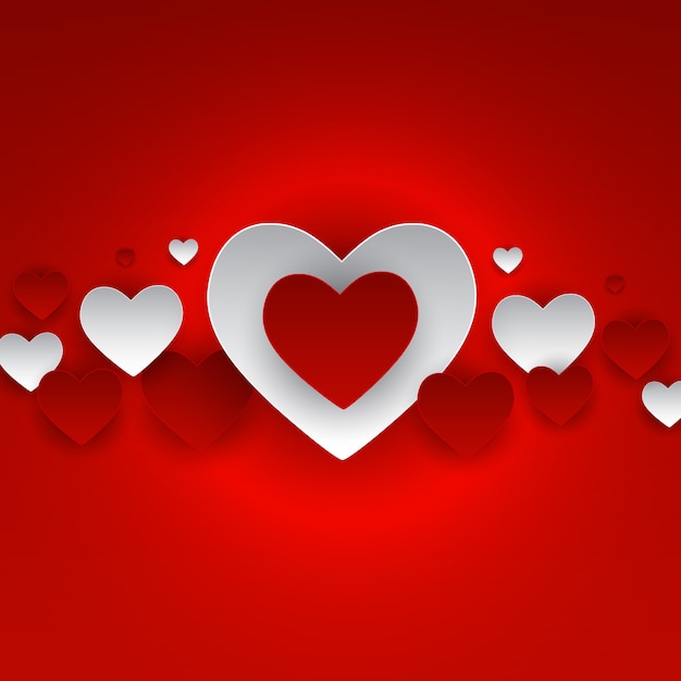 Valentine s Day Heart Symbol. Love and Feelings Background Desig