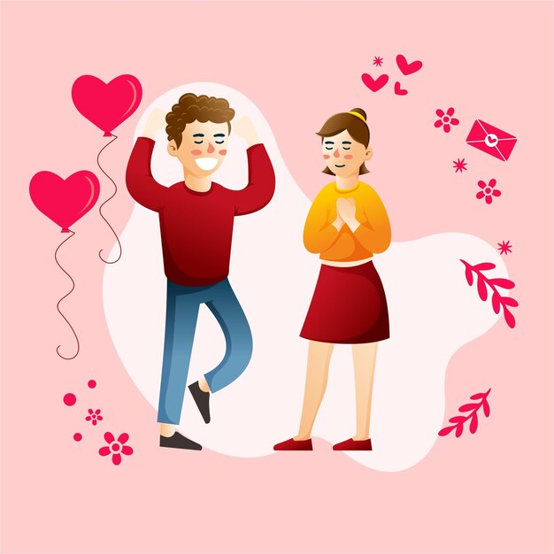 Valentine's Day Illustration