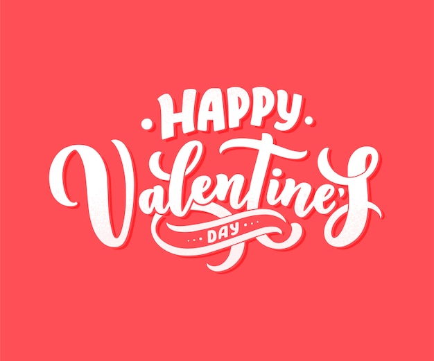 Valentine's day lettering