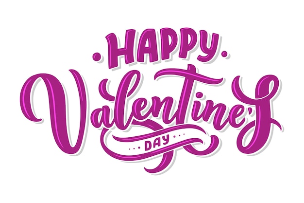 Valentine's day lettering