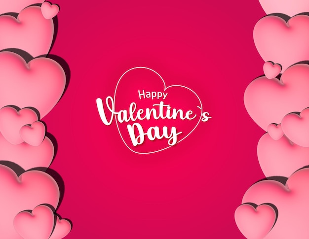 Valentine's Day and Love Background card