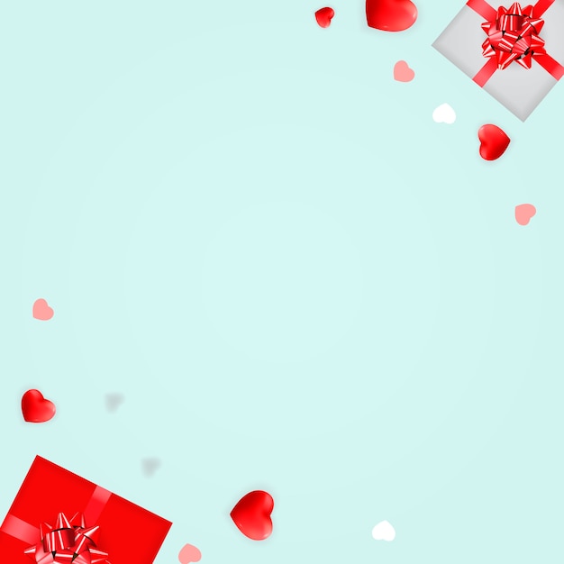 Valentine's Day Love and Feelings Background Design.  