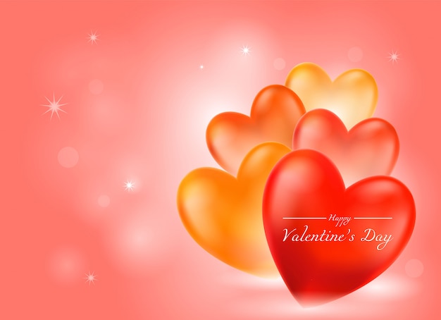 Valentine's day pink background