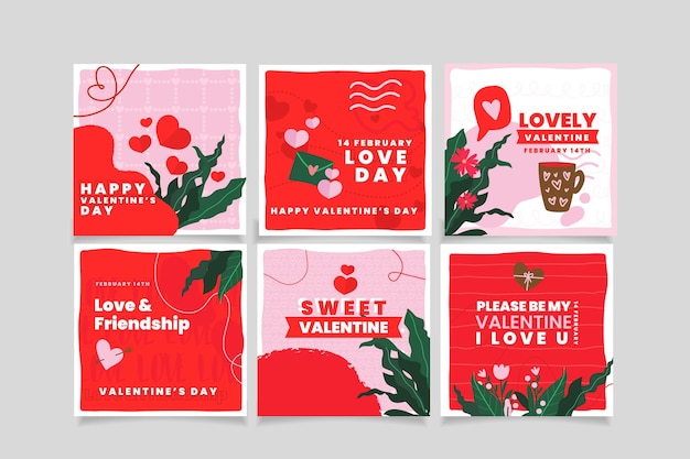 valentine's day post pack