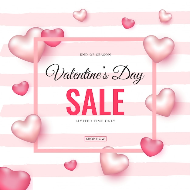 Valentine's Day Sale banner