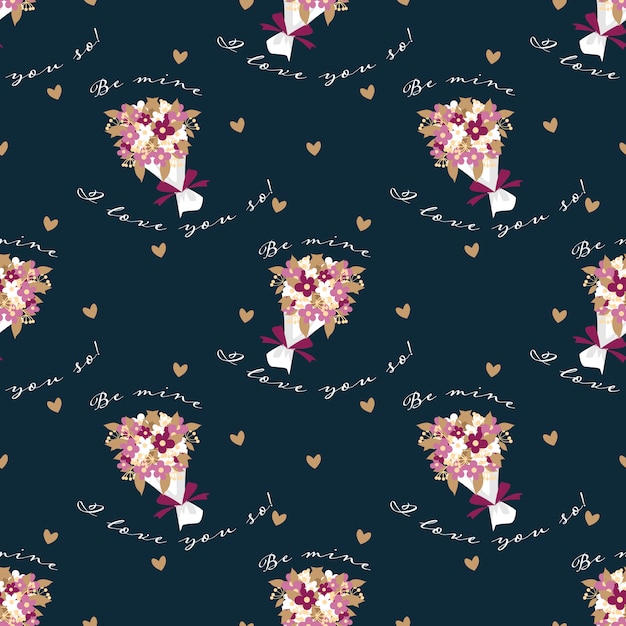 Valentine's Day seamless pattern