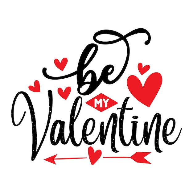 Vector valentine's day svg design