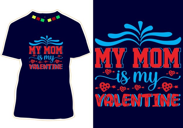 Valentine's day t shirt design vector