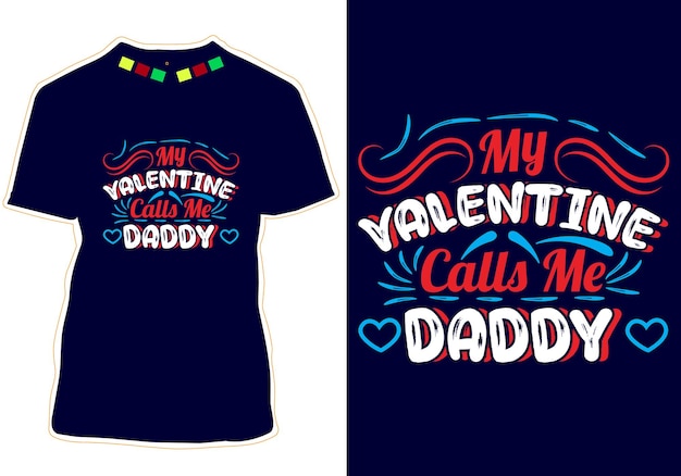 Valentine's day t shirt design vector