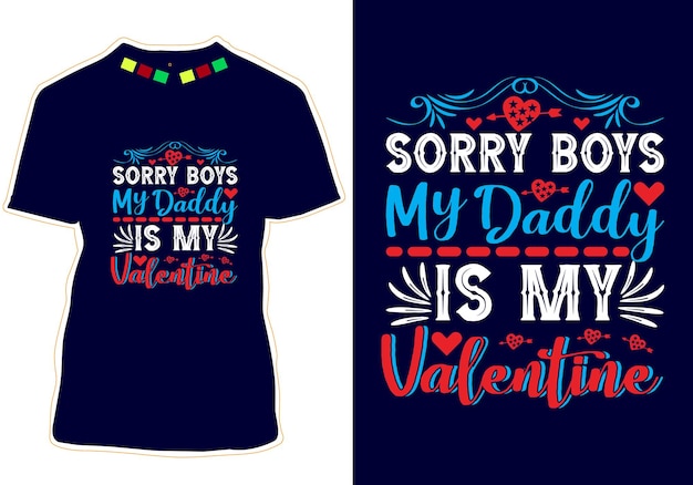 Valentine's day t-shirt design