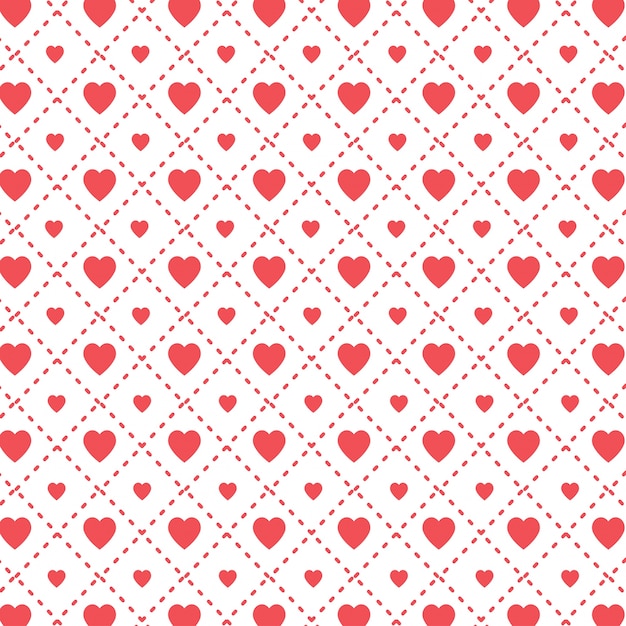 Valentine's pattern background vector