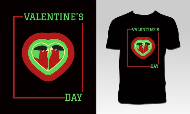 Valentine's t shirt design vector