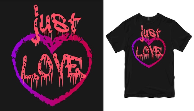 Valentine shirt design or Love or heart design