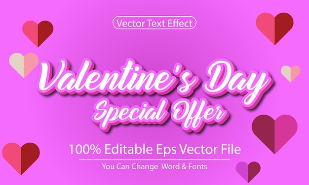 Valentine-teksteffect