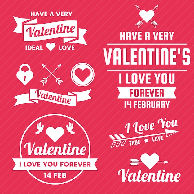 Valentine template banner background